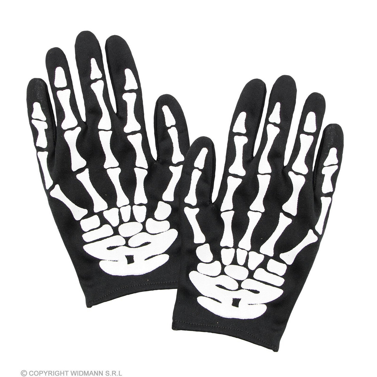 Op deze afbeelding zie je een Accessoires, van het merk Widmann. Magere Hein Skelet Handschoenen