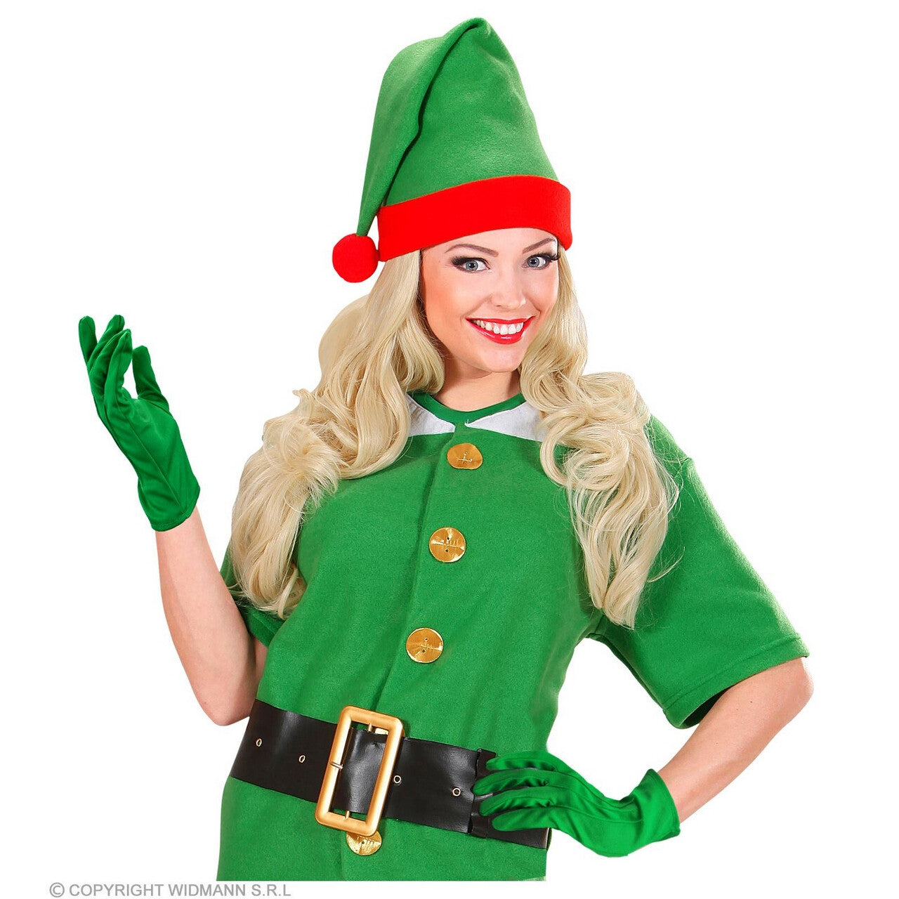Op deze afbeelding zie je een Accessoires, van het merk Widmann. Korte Handschoenen Groene Vingers