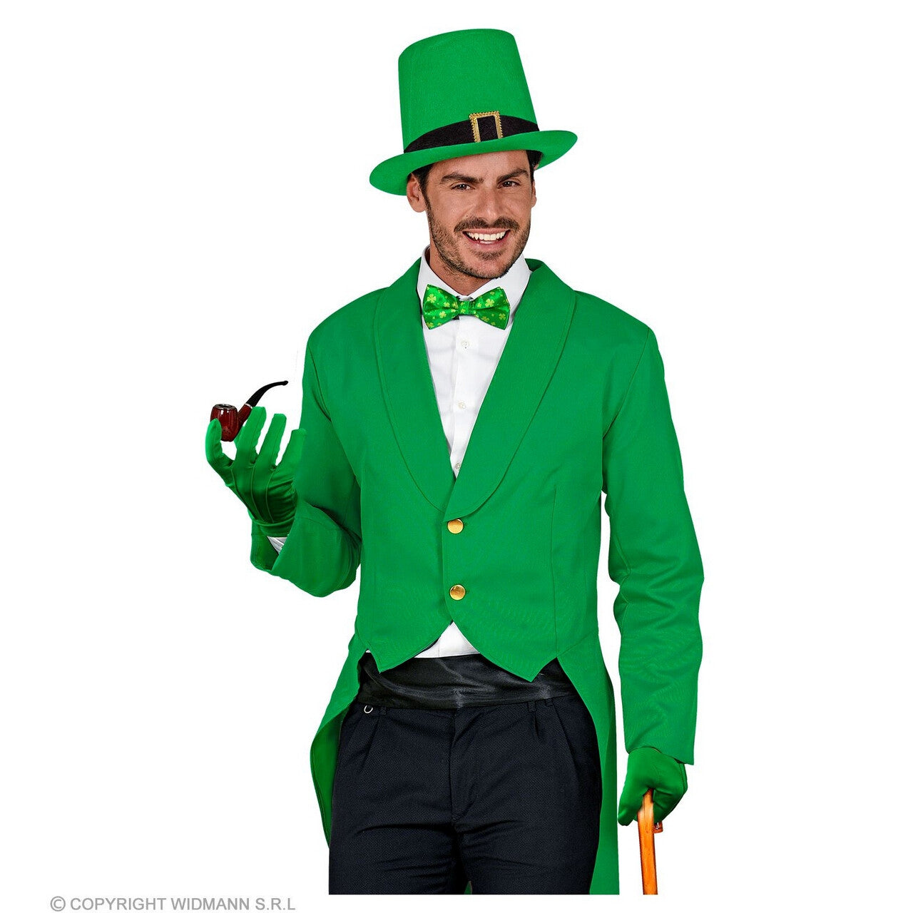Op deze afbeelding zie je een Accessoires, van het merk Widmann. Korte Handschoenen Groene Vingers