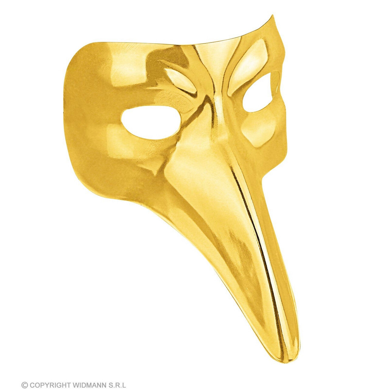 Op deze afbeelding zie je een Accessoires, van het merk Widmann. Gouden Pestmasker Venetie