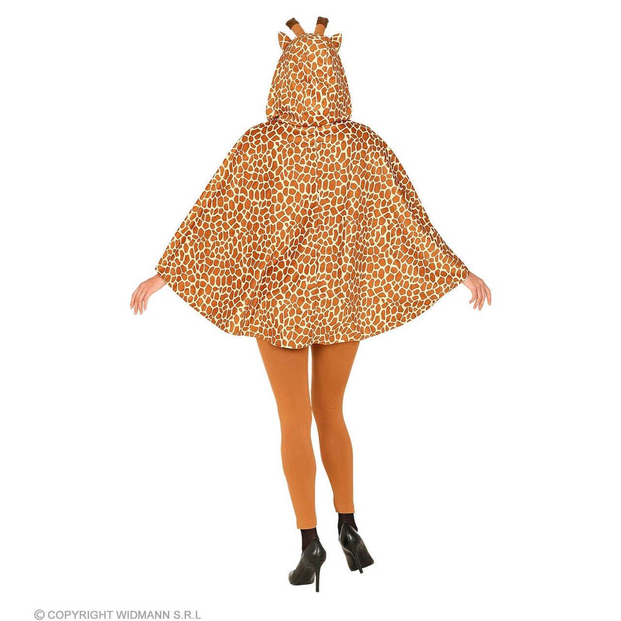Op deze afbeelding zie je een Kostuums, van het merk Widmann. Elegante Langnek Giraf Poncho