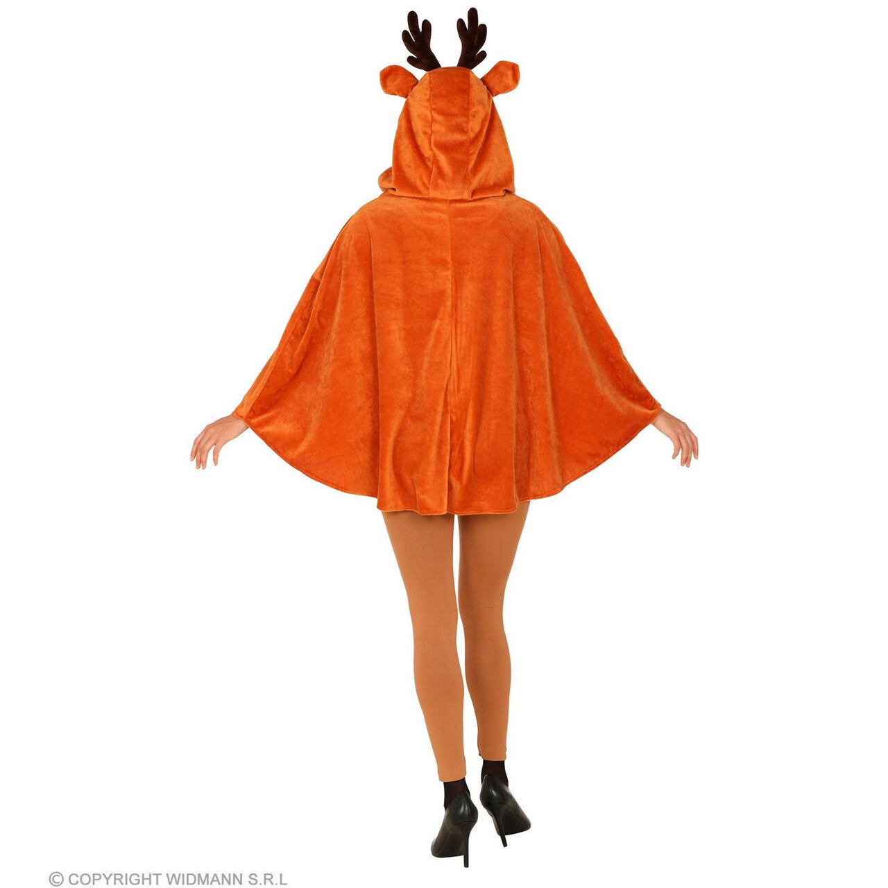 Op deze afbeelding zie je een Kostuums, van het merk Widmann. Hitsig Hertje Poncho