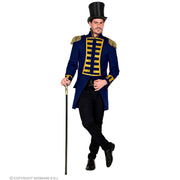 Op deze afbeelding zie je een Kostuums, van het merk Widmann. Deftige Franse Parade Jas Blauw Man