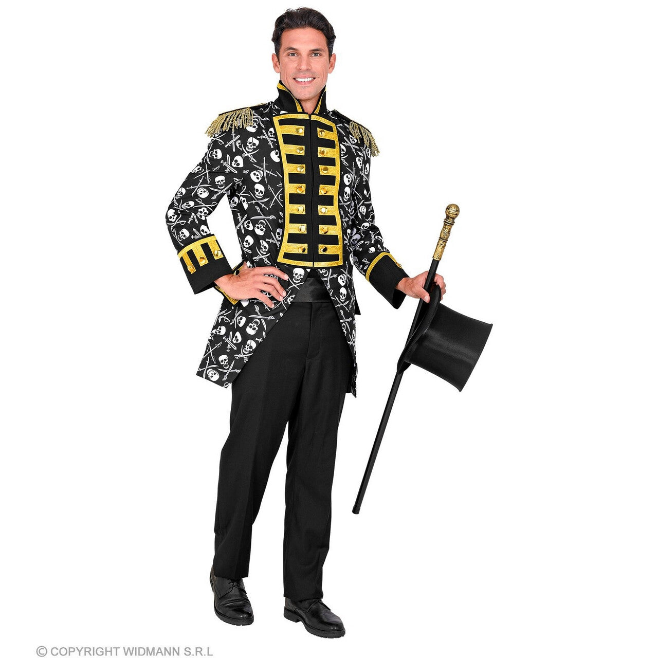 Op deze afbeelding zie je een Kostuums, van het merk Widmann. Ben De Boneless Piraat Man