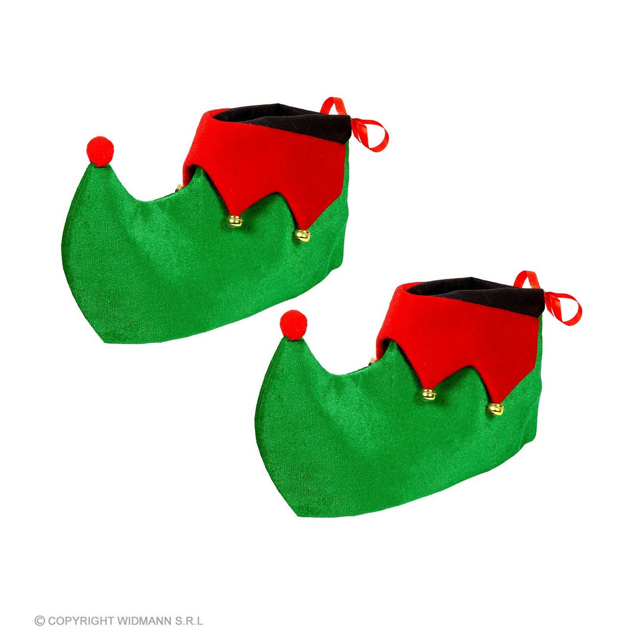 Op deze afbeelding zie je een Accessoires, van het merk Widmann. Schoenhoezen Hulpje Van De Kerstman Elf