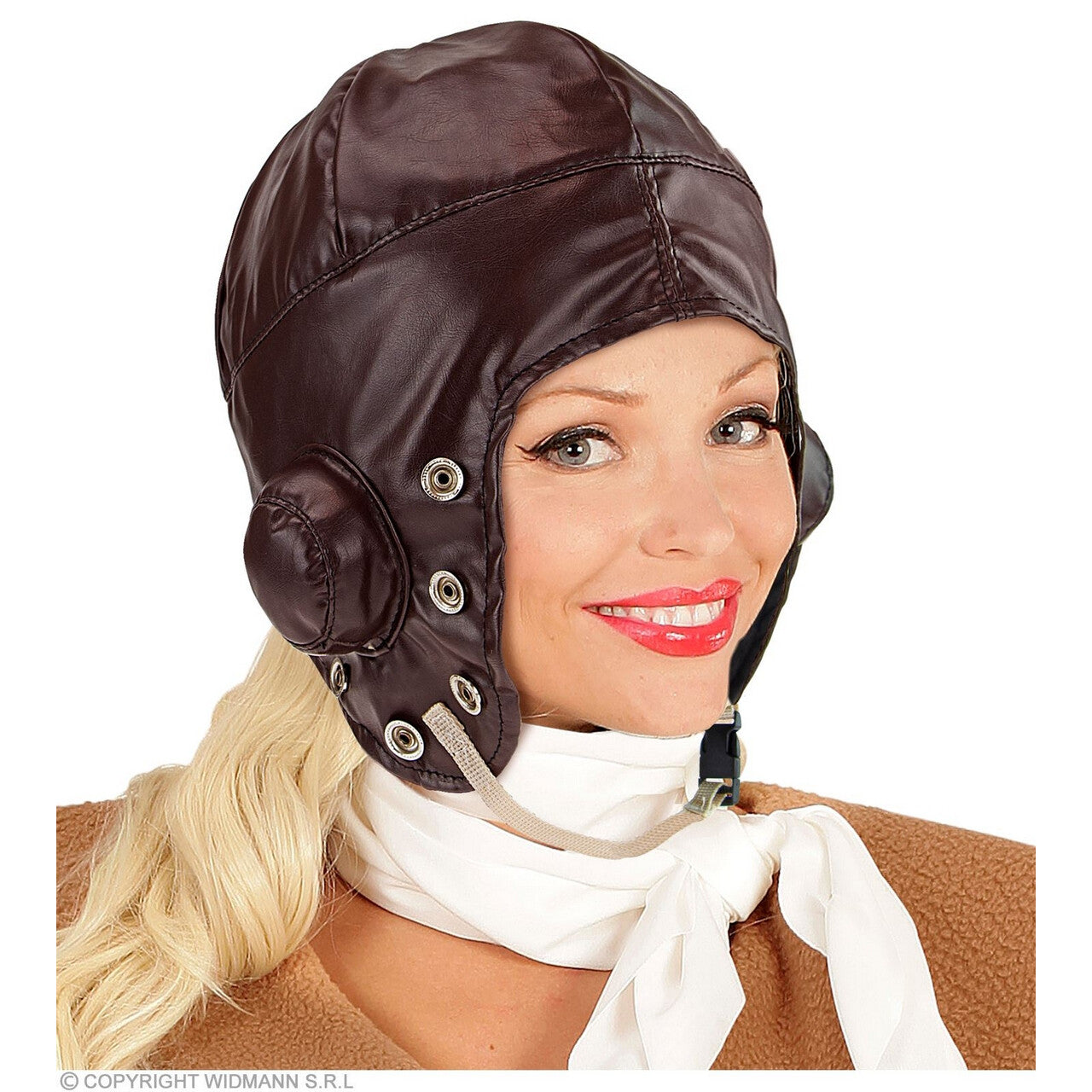 Op deze afbeelding zie je een Accessoires, van het merk Widmann. Ouderwetse Vliegeniers Hoed