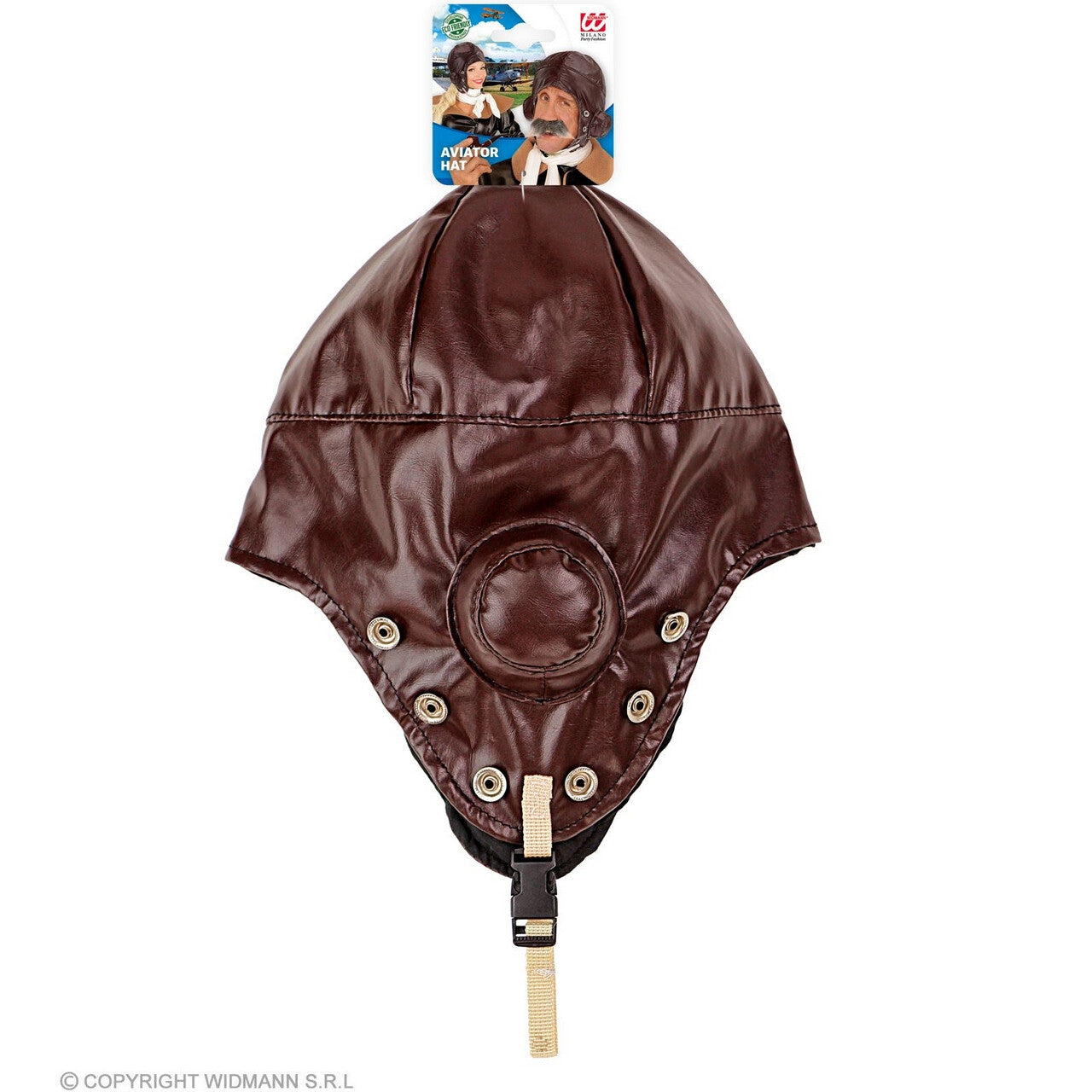 Op deze afbeelding zie je een Accessoires, van het merk Widmann. Ouderwetse Vliegeniers Hoed