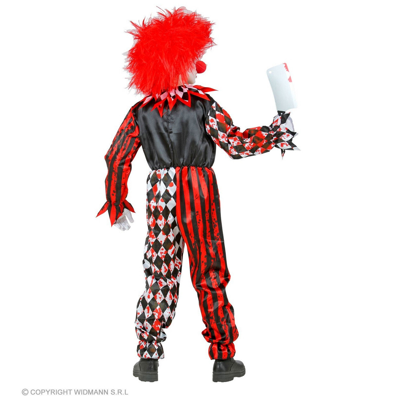 Op deze afbeelding zie je een Kostuums, van het merk Widmann. Om Bang Van Te Worden Horror Clown Kind Jongen Kostuum
