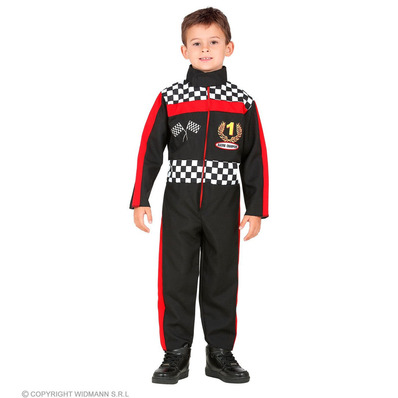 Op deze afbeelding zie je een Kostuums, van het merk Widmann. Beste F1 Coureur Van De Grid Kind Jongen Kostuum