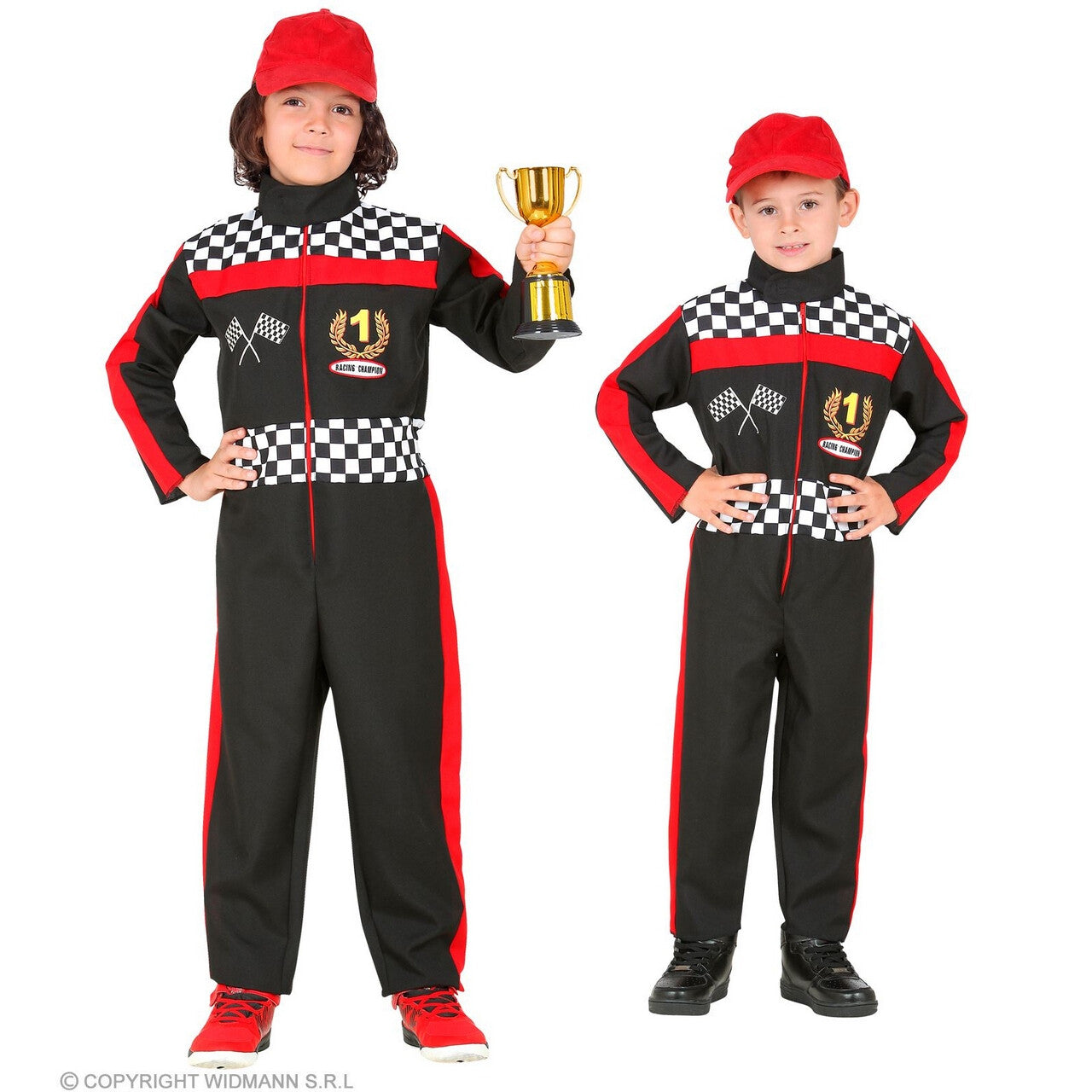 Op deze afbeelding zie je een Kostuums, van het merk Widmann. Beste F1 Coureur Van De Grid Kind Jongen Kostuum