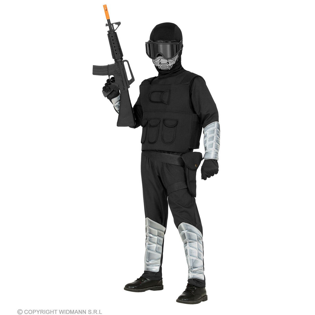 Op deze afbeelding zie je een Kostuums, van het merk Widmann. Special Forces Special Task Jongen Kostuum