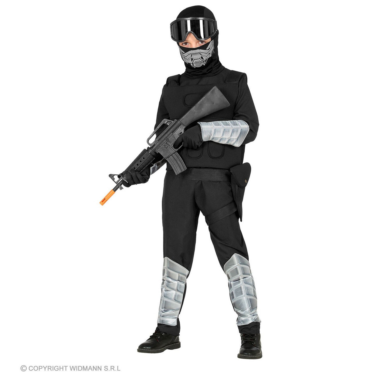 Op deze afbeelding zie je een Kostuums, van het merk Widmann. Special Forces Special Task Jongen Kostuum