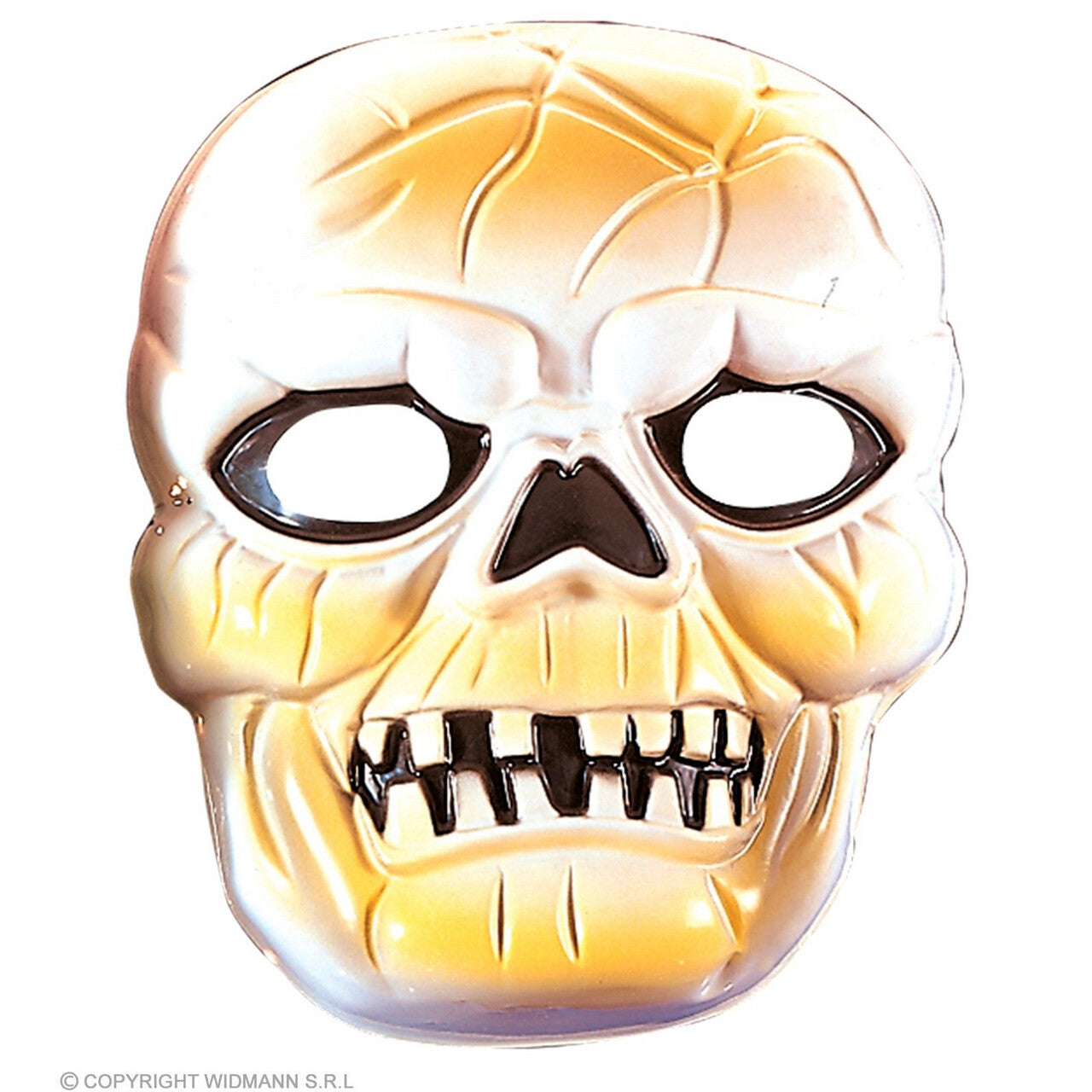 Op deze afbeelding zie je een Accessoires, van het merk Widmann. Spookachtig Schedel Plastic Masker