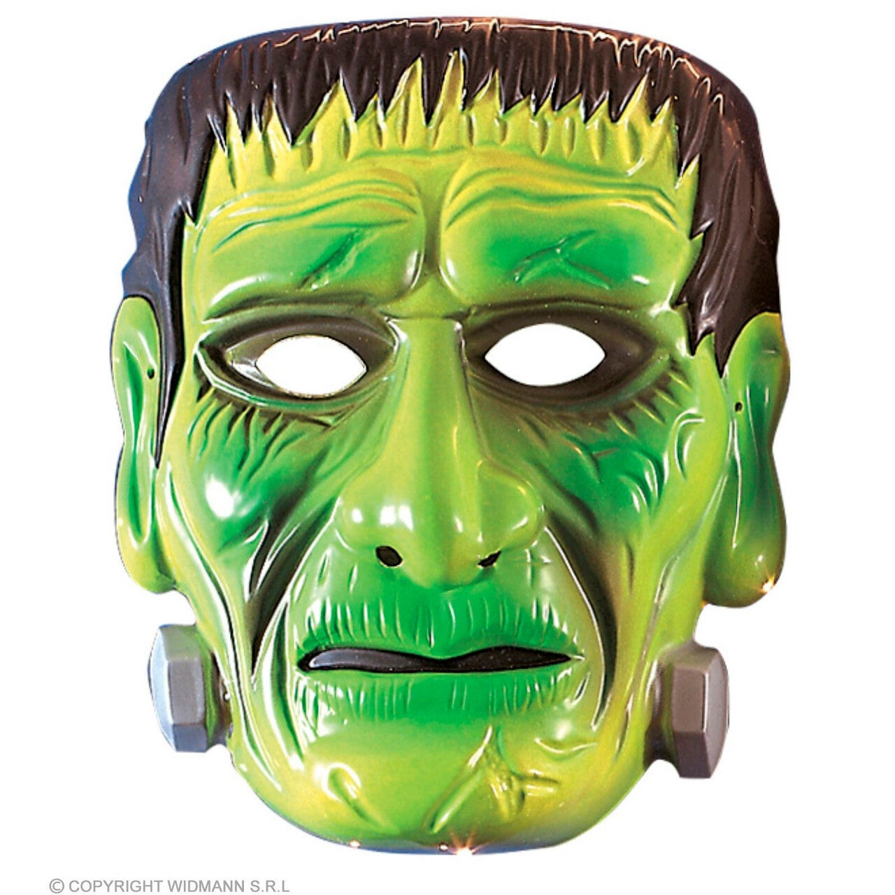 Op deze afbeelding zie je een Accessoires, van het merk Widmann. Frankenstein Plastic Masker