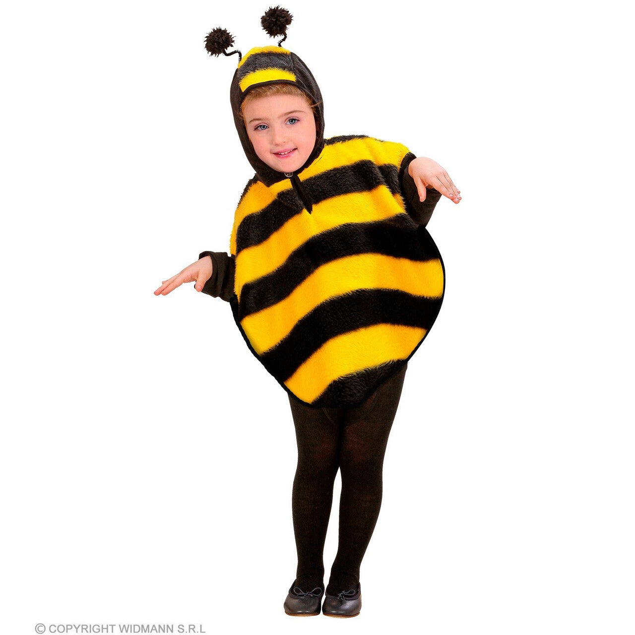 Op deze afbeelding zie je een Kostuums, van het merk Widmann. Zoem Zoem Kleine Bij Poncho Kind Kostuum