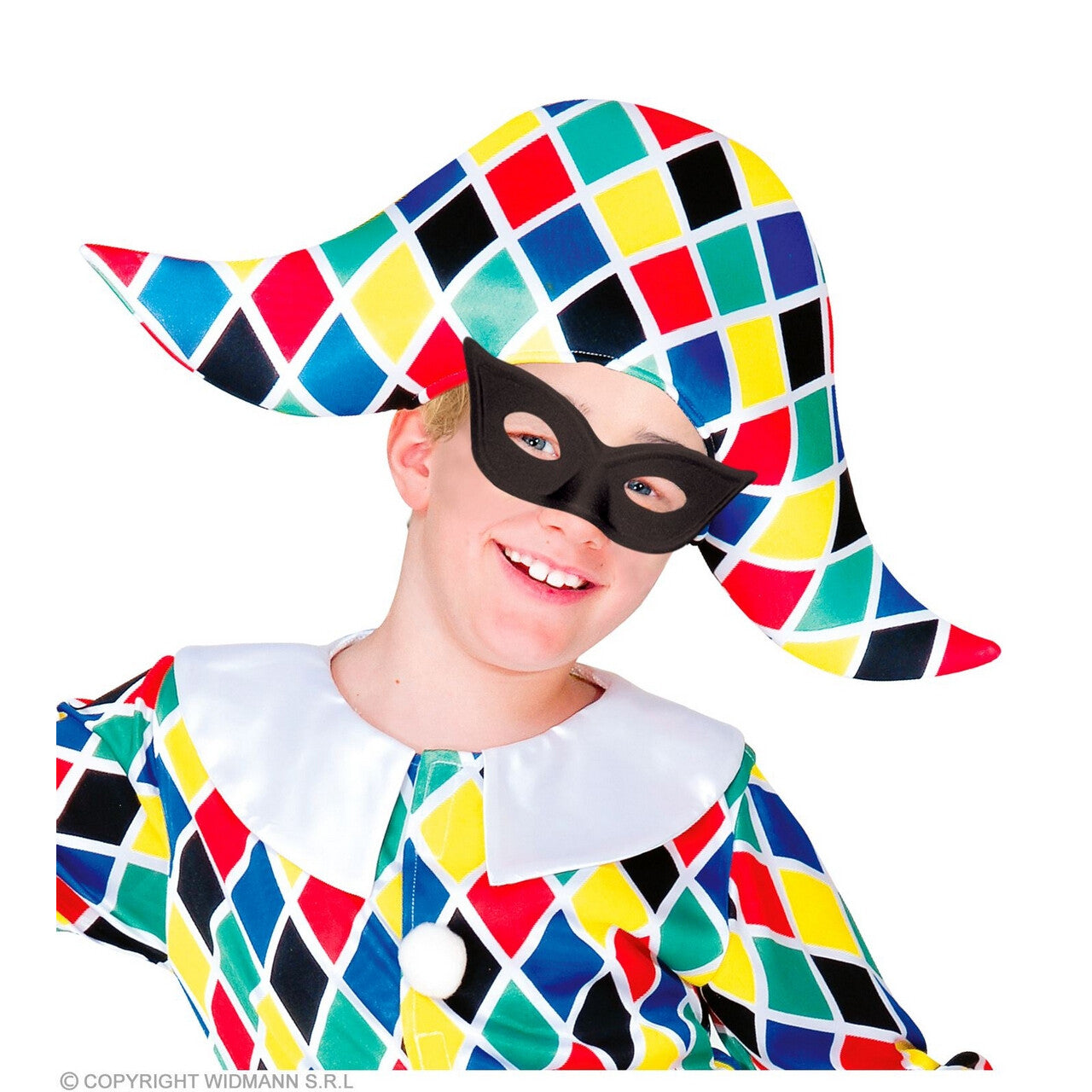 Op deze afbeelding zie je een Accessoires, van het merk Widmann. Oogmasker Zwart Kind