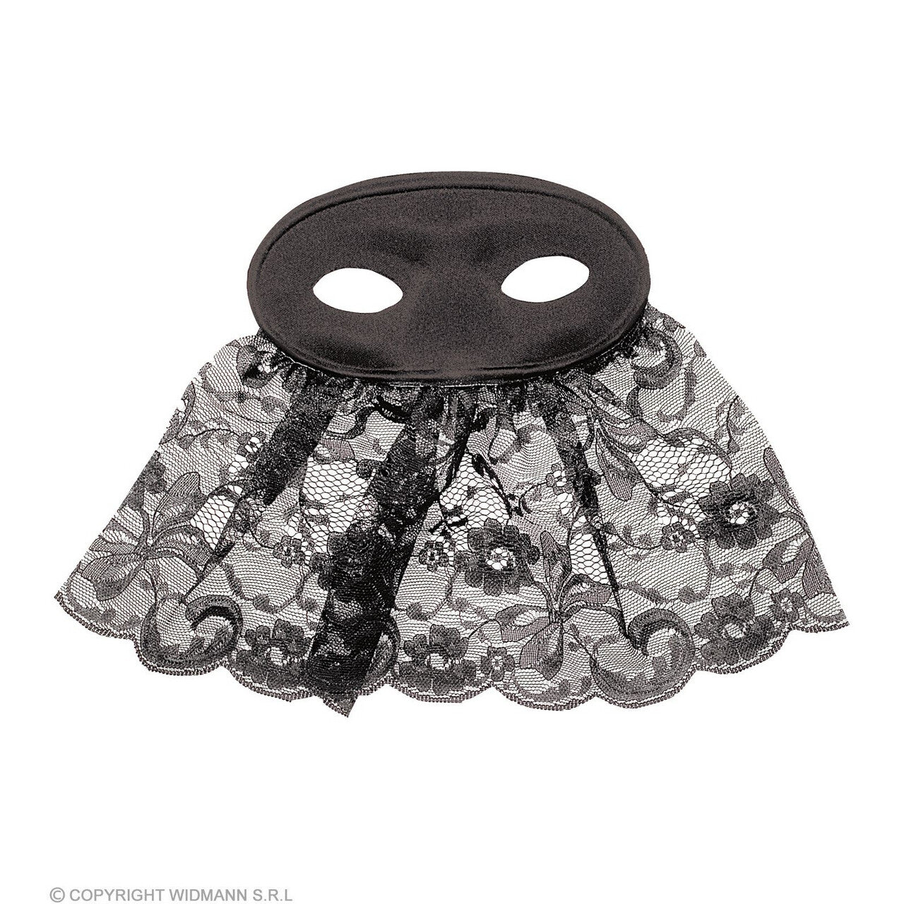 Op deze afbeelding zie je een Accessoires, van het merk Widmann. Mysterieus Oogmasker Carmen Met Sluier