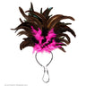 Hoofdband Met Veren Fortaleza Zomer Carnaval Roze