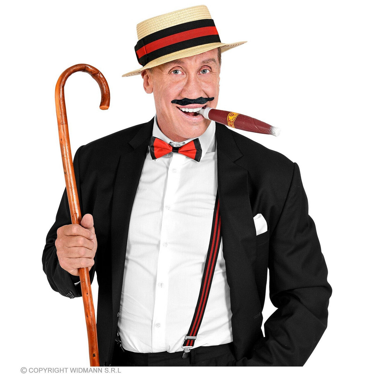 Op deze afbeelding zie je een Accessoires, van het merk Widmann. Jaren 20 Accessoire Set Levensgenieter