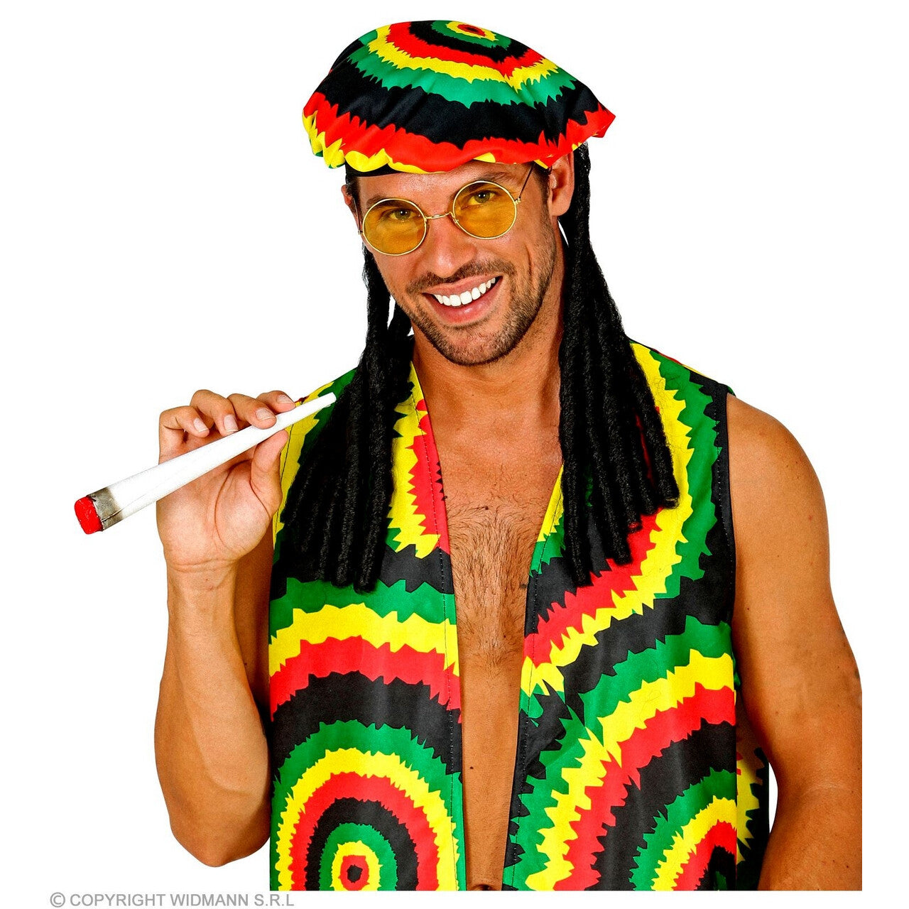 Op deze afbeelding zie je een Accessoires, van het merk Widmann. Als Een Rastafari Accessoire Set
