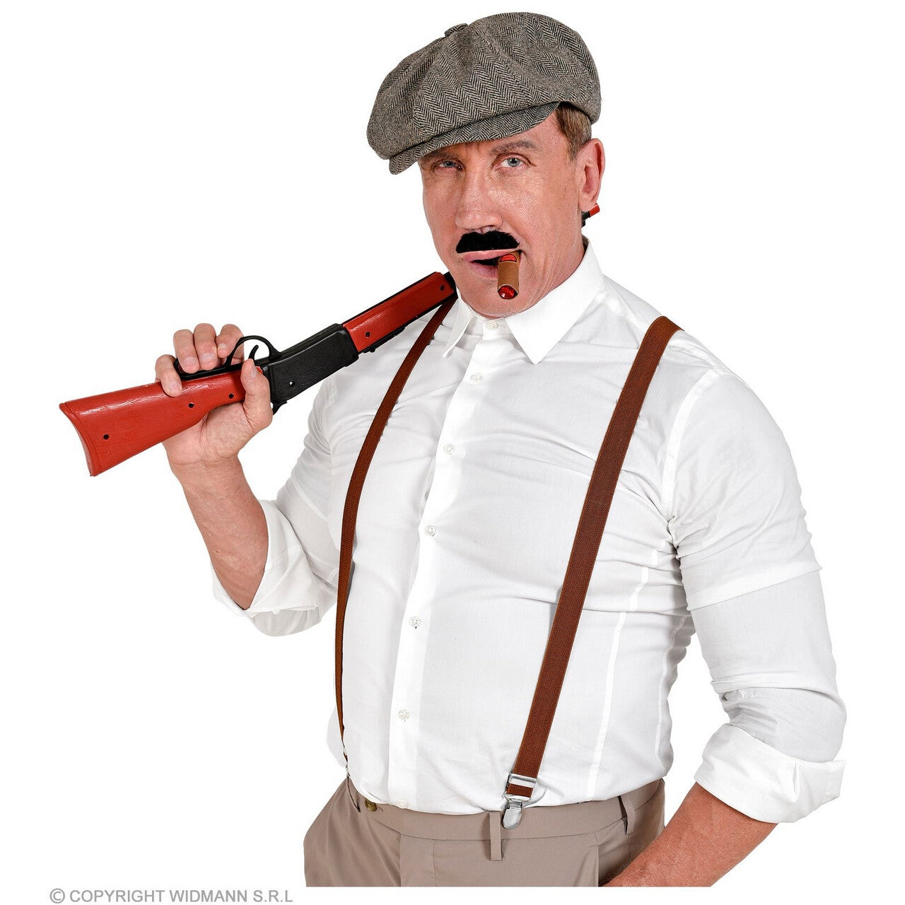 Op deze afbeelding zie je een Accessoires, van het merk Widmann. Peaky Blinders Accessoire Set