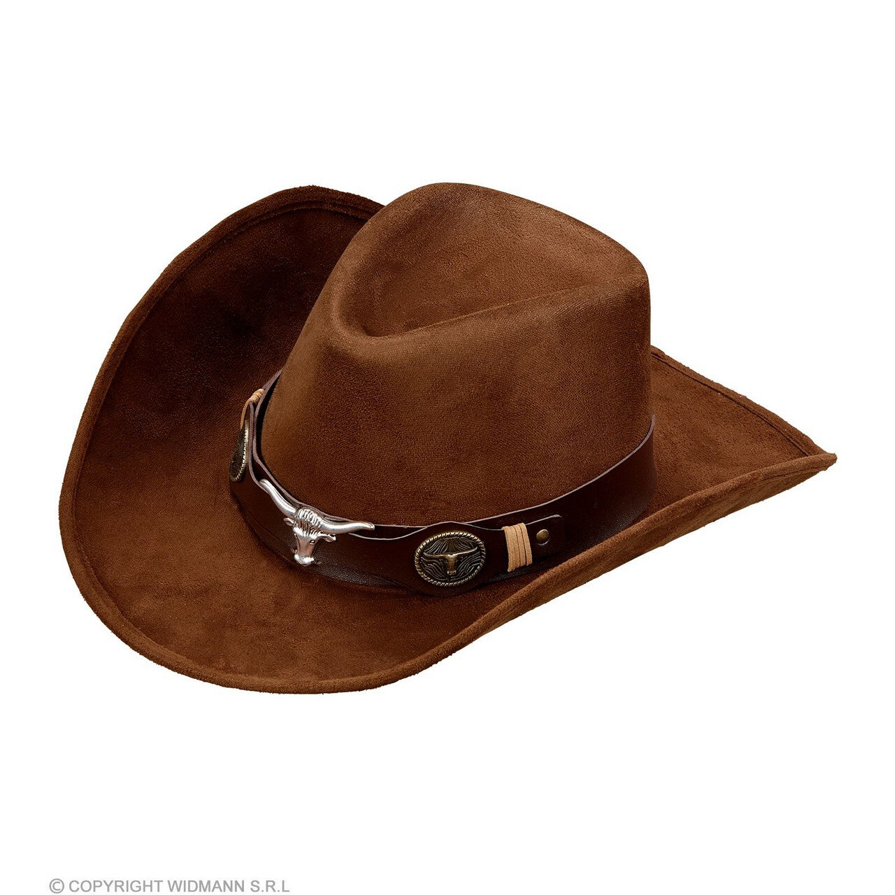 Op deze afbeelding zie je een Accessoires, van het merk Widmann. Net Echte Cowboy Hoed Dallas