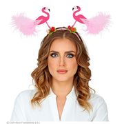 Op deze afbeelding zie je een Accessoires, van het merk Widmann. Geinige Roze Flamingo Bopper