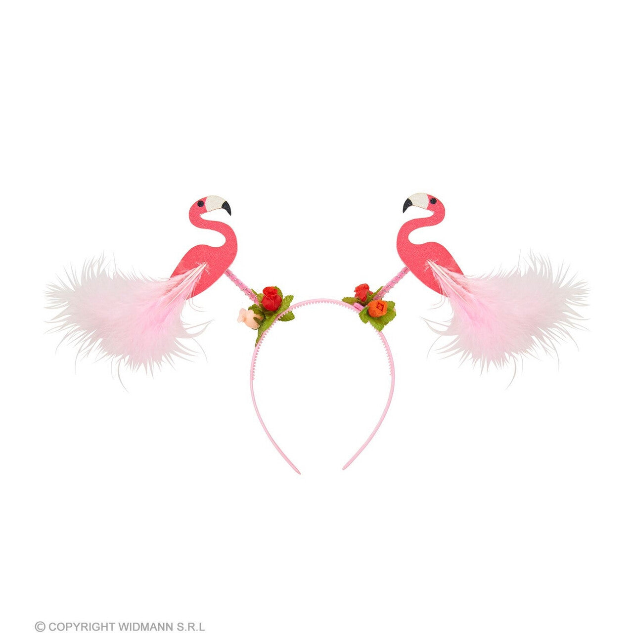 Op deze afbeelding zie je een Accessoires, van het merk Widmann. Geinige Roze Flamingo Bopper