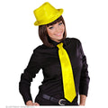 Glimmende Funky Neon Gele Stropdas