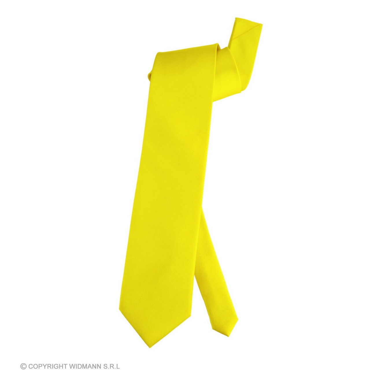 Op deze afbeelding zie je een Accessoires, van het merk Widmann. Glimmende Funky Neon Gele Stropdas