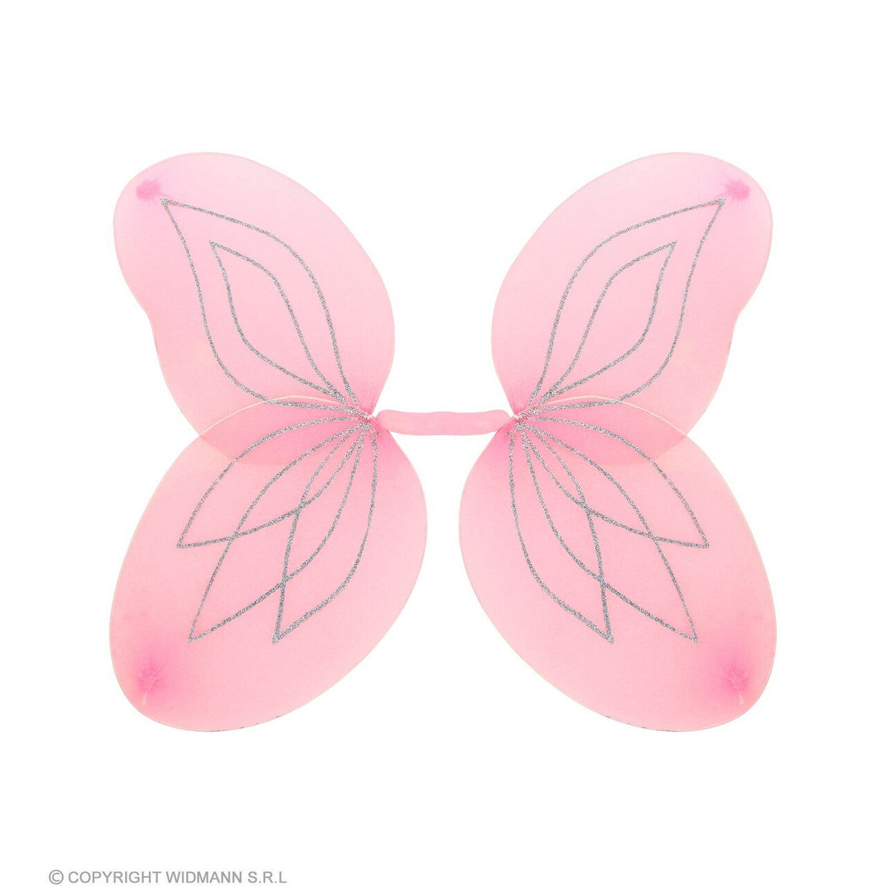Op deze afbeelding zie je een Accessoires, van het merk Widmann. Roze Glitter Vleugels Fee Madelief Kind