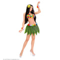 Hawaiiaanse Bananenbladrok Met Bloemenriem Vrouw