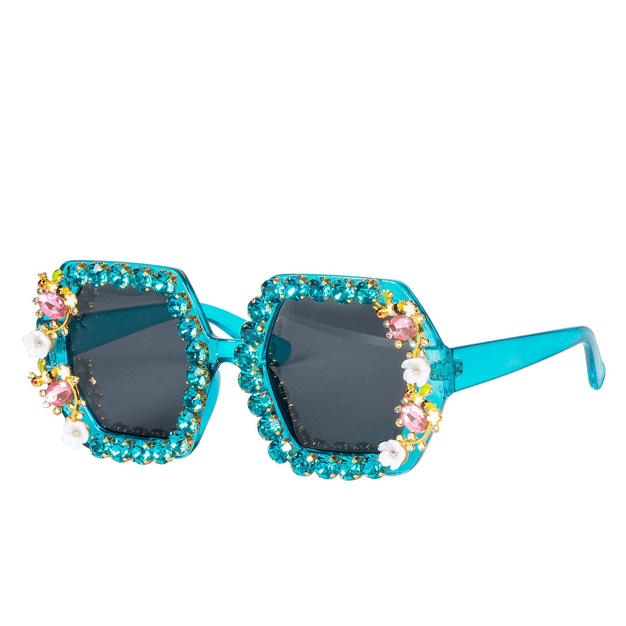 Op deze afbeelding zie je een Accessoires, van het merk Wilbers. Grote Festival Met Steentjes Blauw