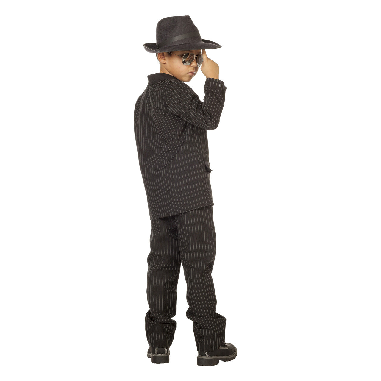 Op deze afbeelding zie je een Kostuums, van het merk Wilbers. Mega Koele Gangster Jongen Kostuum