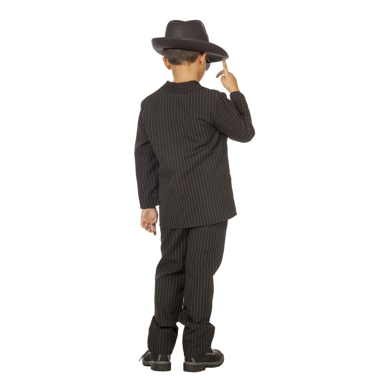 Op deze afbeelding zie je een Kostuums, van het merk Wilbers. Mega Koele Gangster Jongen Kostuum