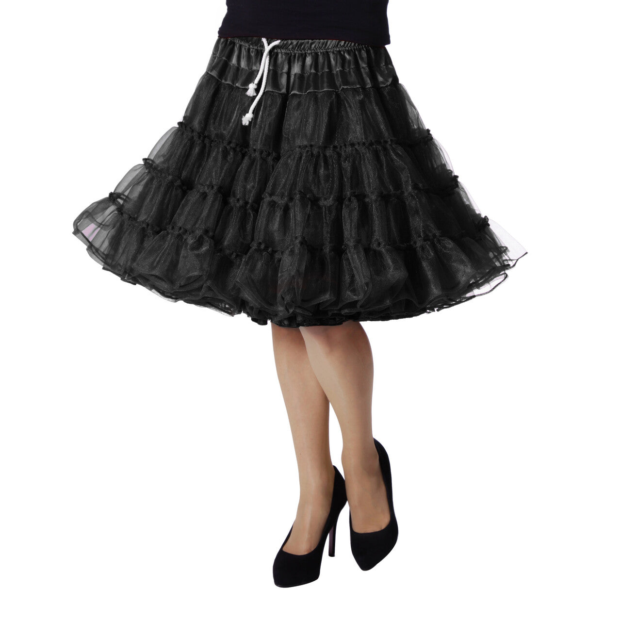 Op deze afbeelding zie je een Accessoires, van het merk Wilbers. Petticoat Swing Luxe Zwart