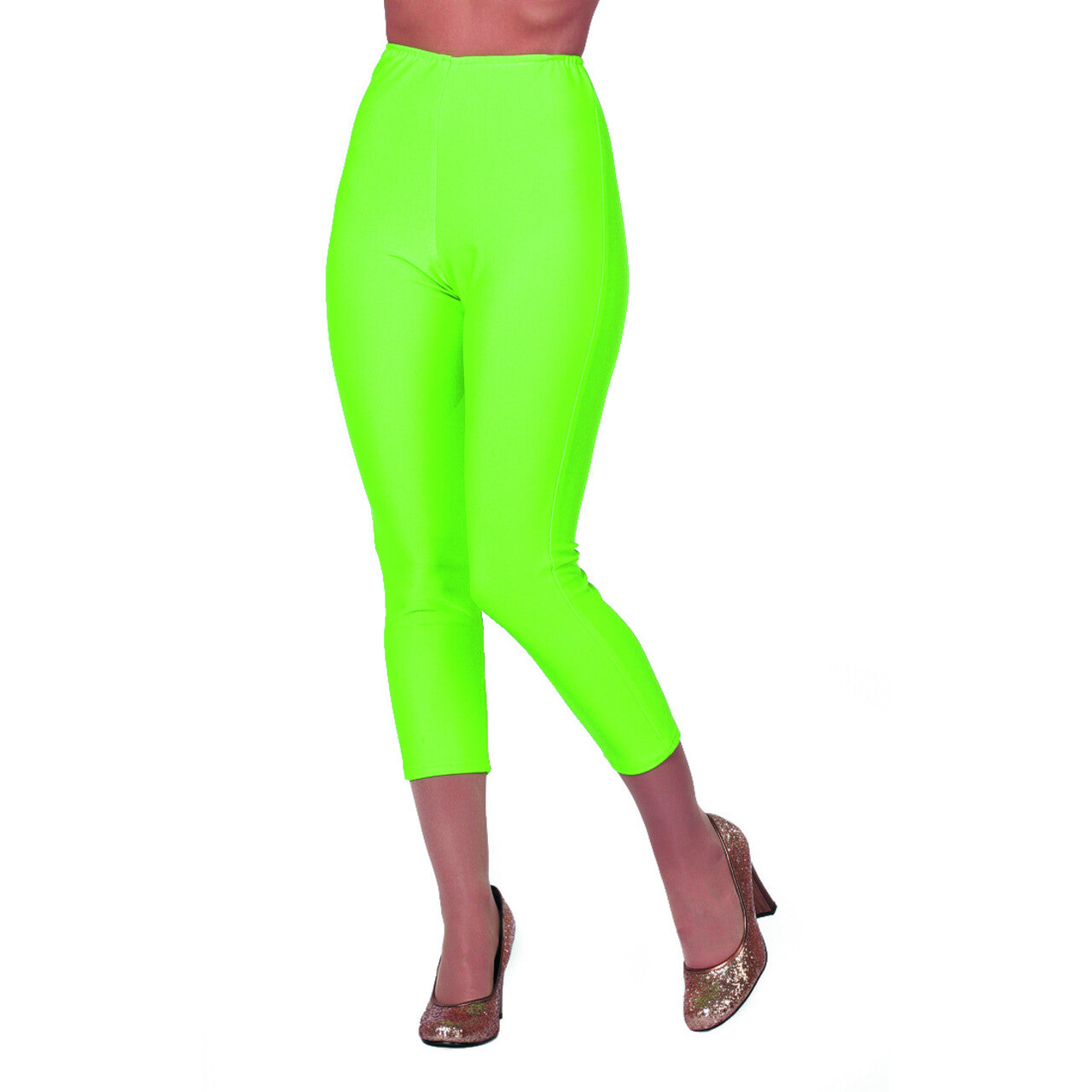 Op deze afbeelding zie je een Kostuums, van het merk Wilbers. Legging Neon Groen Vrouw