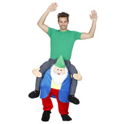 Op deze afbeelding zie je een Kostuums, van het merk Wilbers. Man Op Kabouter Kostuum