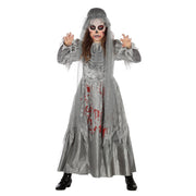 Op deze afbeelding zie je een Kostuums, van het merk Wilbers. Zo Zijn We Niet Getrouwd Halloween Bruid Meisje Kostuum