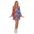 Glas In Lood Hippie Vrouw Kostuum