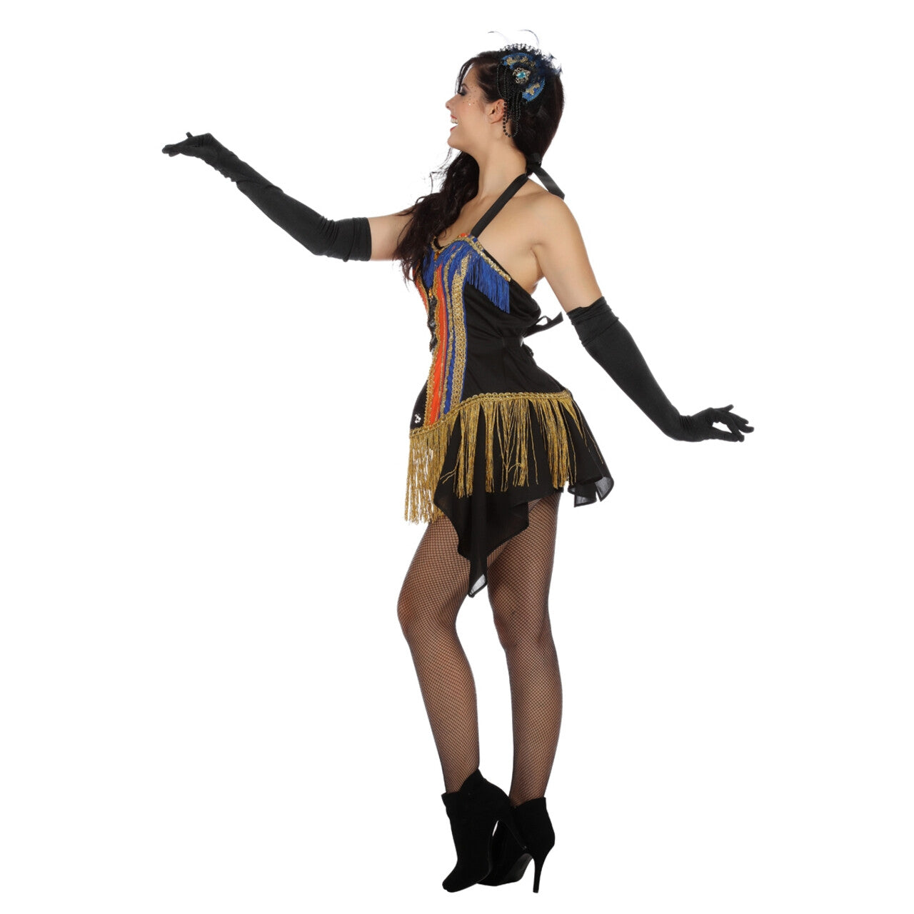 Op deze afbeelding zie je een Kostuums, van het merk Wilbers. Trapezewerker Circus Show Vrouw Kostuum