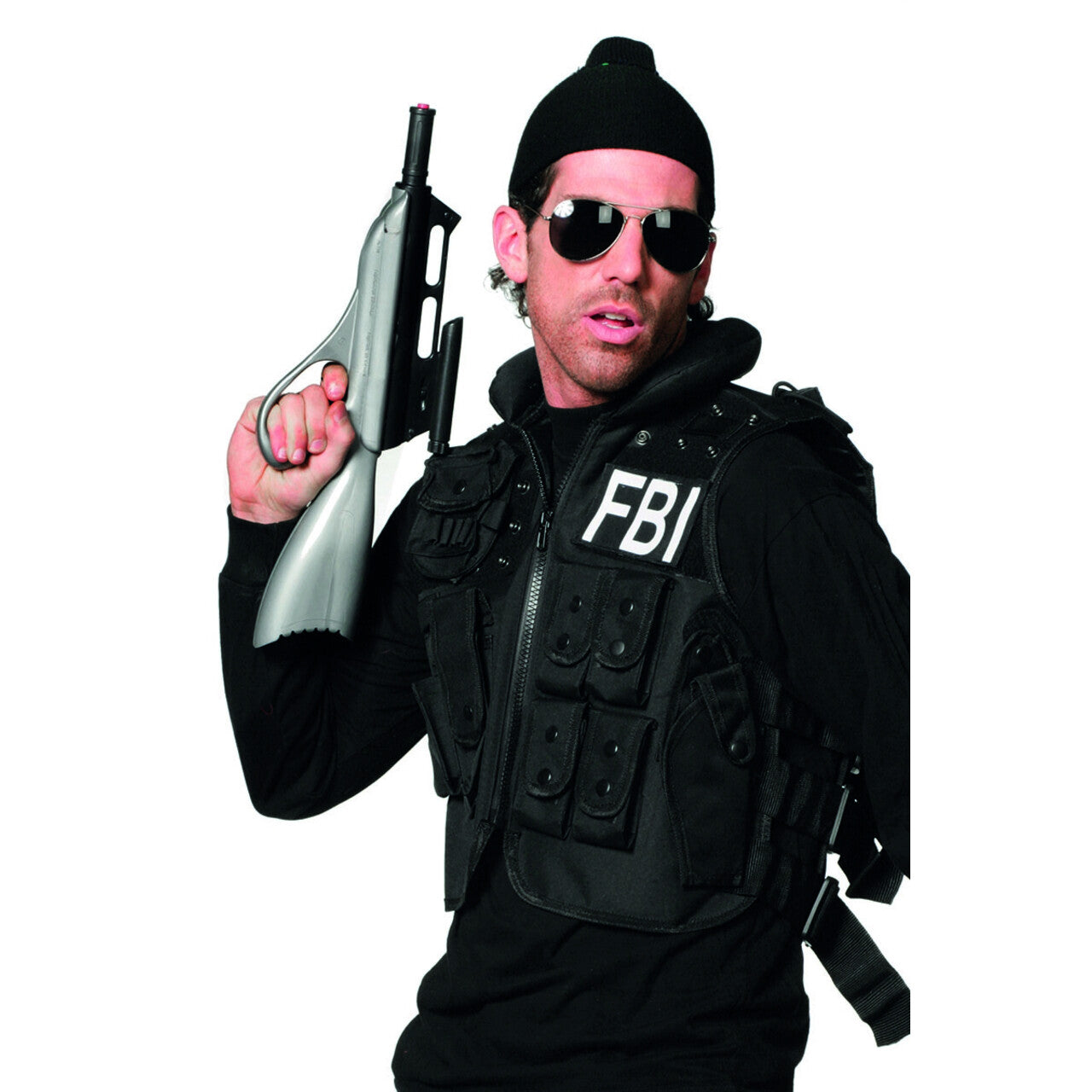 Op deze afbeelding zie je een Kostuums, van het merk Wilbers. Fbi Vest Met Vakjes En Zakjes