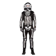Op deze afbeelding zie je een Kostuums, van het merk Wilbers. Waterhoofd Skelet Halloween Man Kostuum