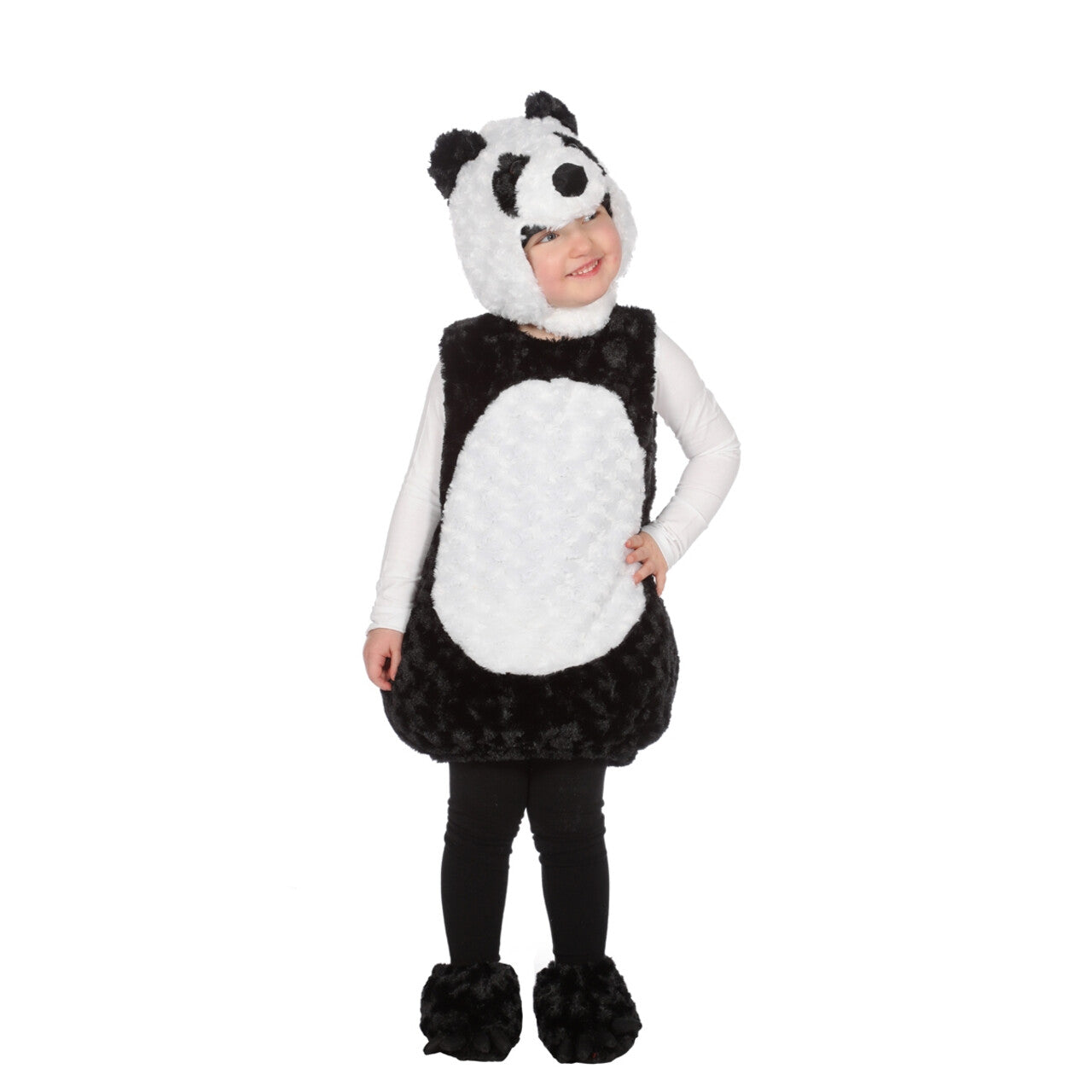 Op deze afbeelding zie je een Kostuums, van het merk Wilbers. Kleine Reuzenpanda Kind Kostuum
