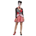Bloedspetter Halloween Griezel Clown Vrouw Kostuum