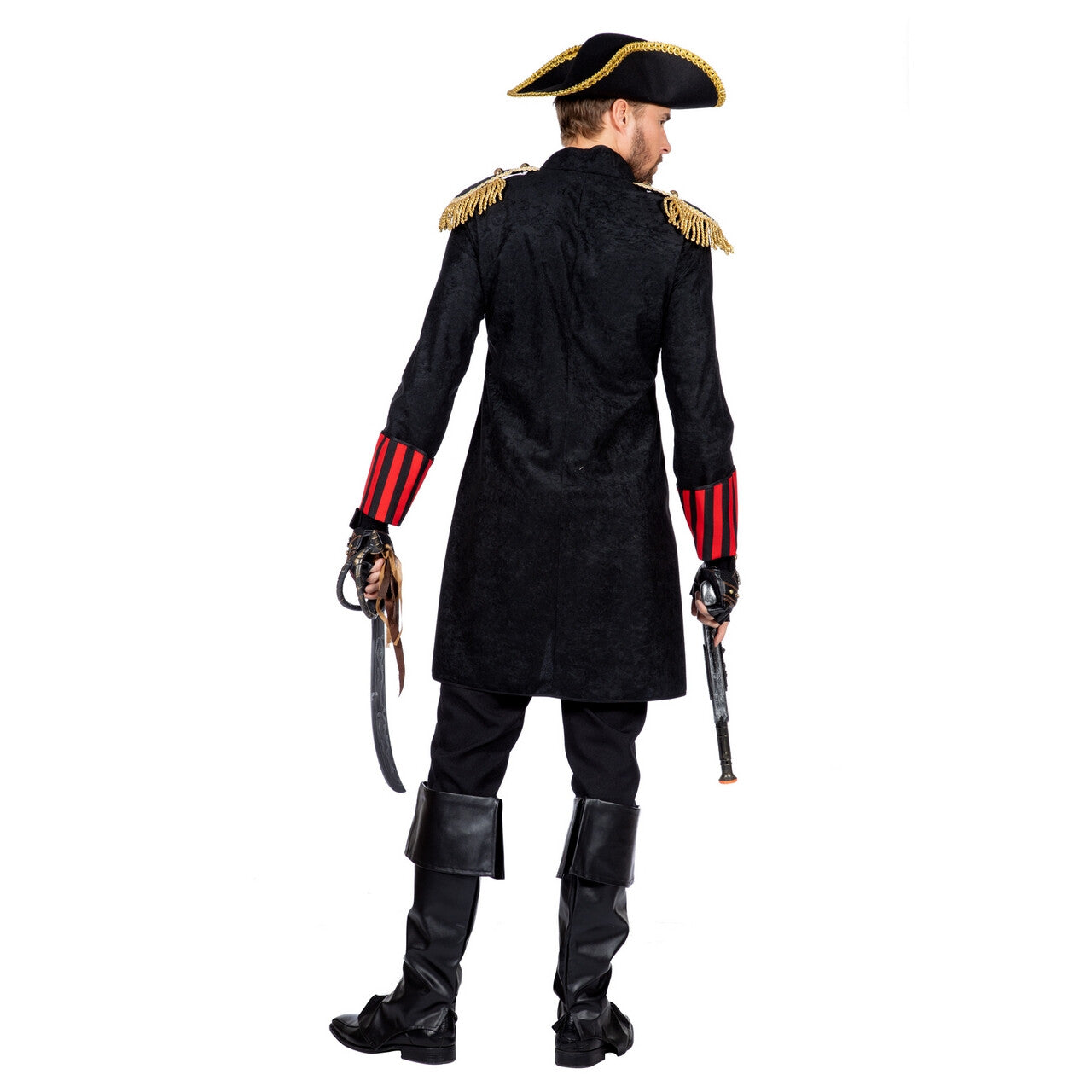 Op deze afbeelding zie je een Kostuums, van het merk Wilbers. Beruchte Piraat William Kidd Kapitein Man