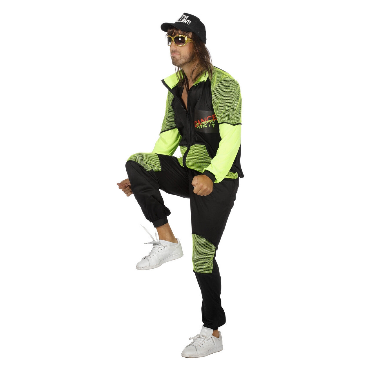 Op deze afbeelding zie je een Kostuums, van het merk Wilbers. Hakkuh Trainingspak Gabber Hardcore Man Kostuum