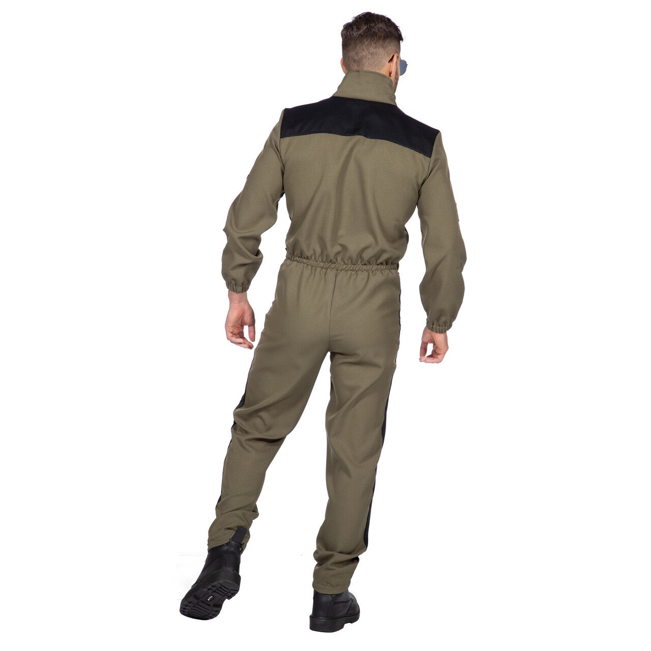 Op deze afbeelding zie je een Kostuums, van het merk Wilbers. Maverick Top Piloot F35 Straaljager Man Kostuum