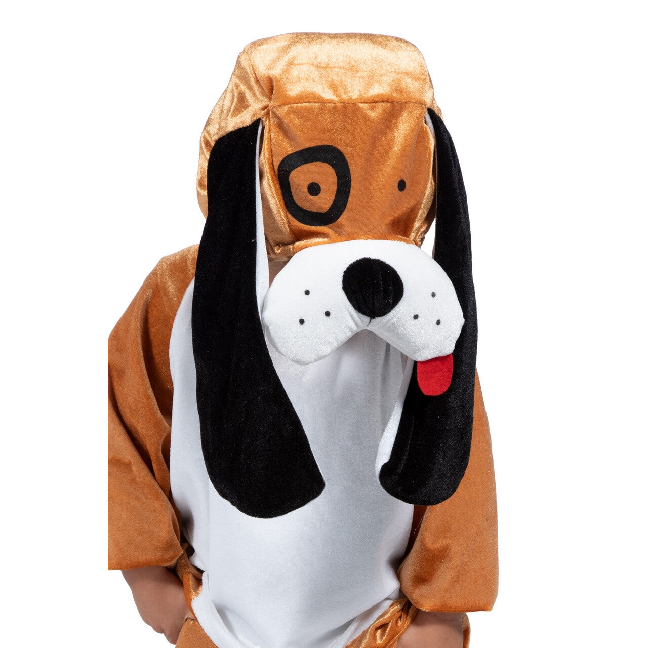 Op deze afbeelding zie je een Kostuums, van het merk Wilbers. Natte Neus Natte Tong Hond Kind Kostuum