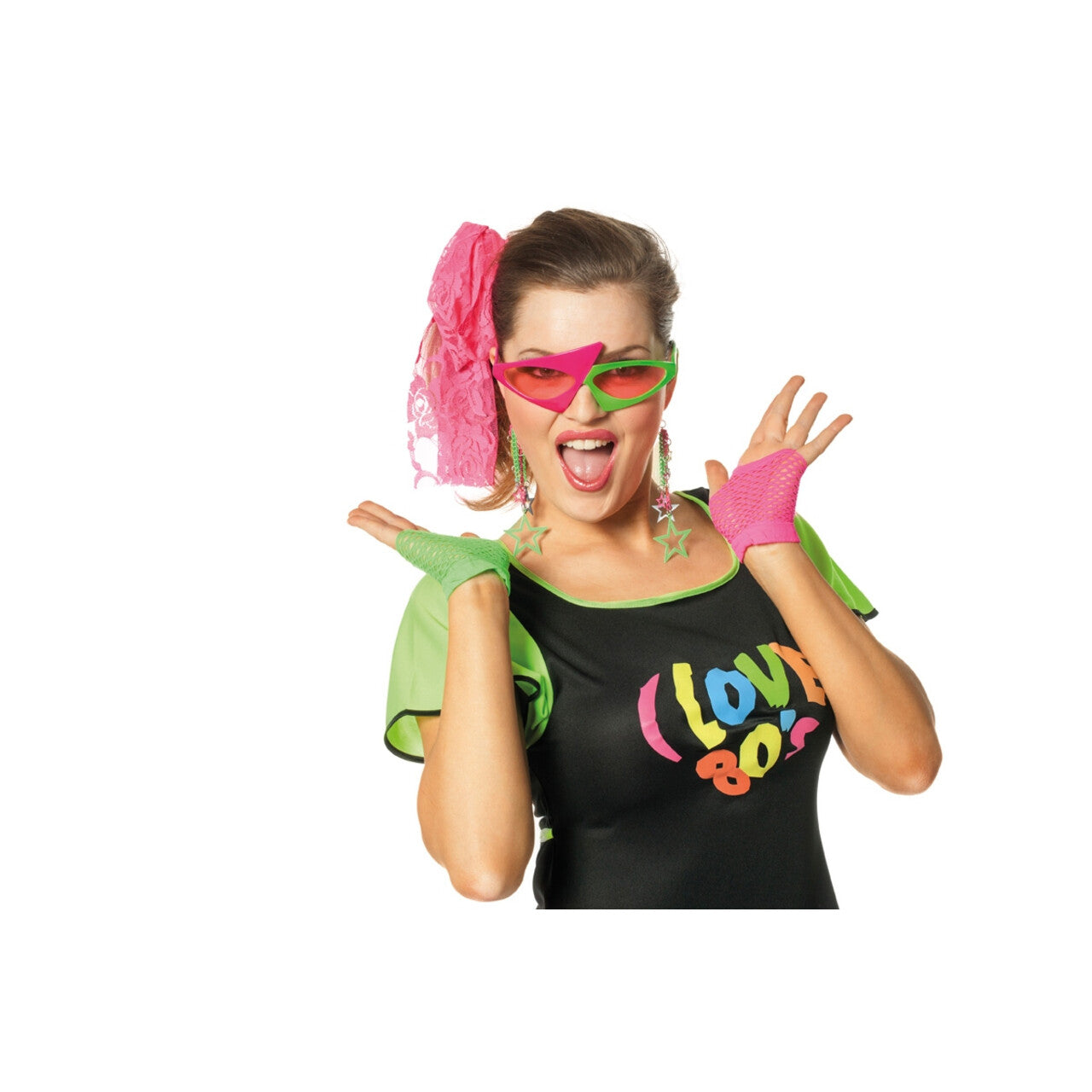 Op deze afbeelding zie je een Accessoires, van het merk Wilbers. Back To The 80s Neon Set